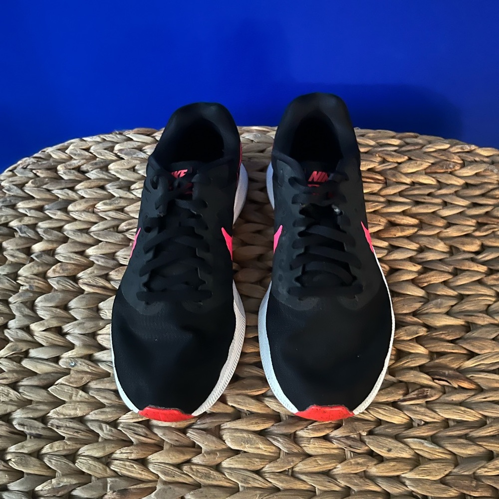 Nike Running Downshifter Women Black Pink Shoes Size 6.5